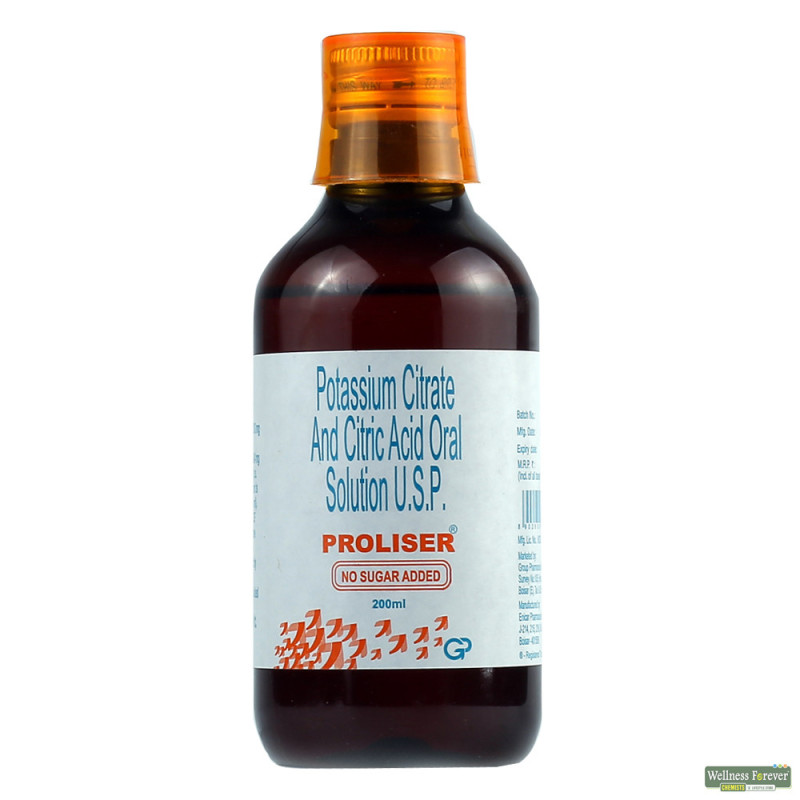 Proliser Syrup Sugar Free