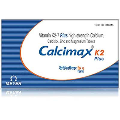 Calcimax K2 Plus Tablet 15's