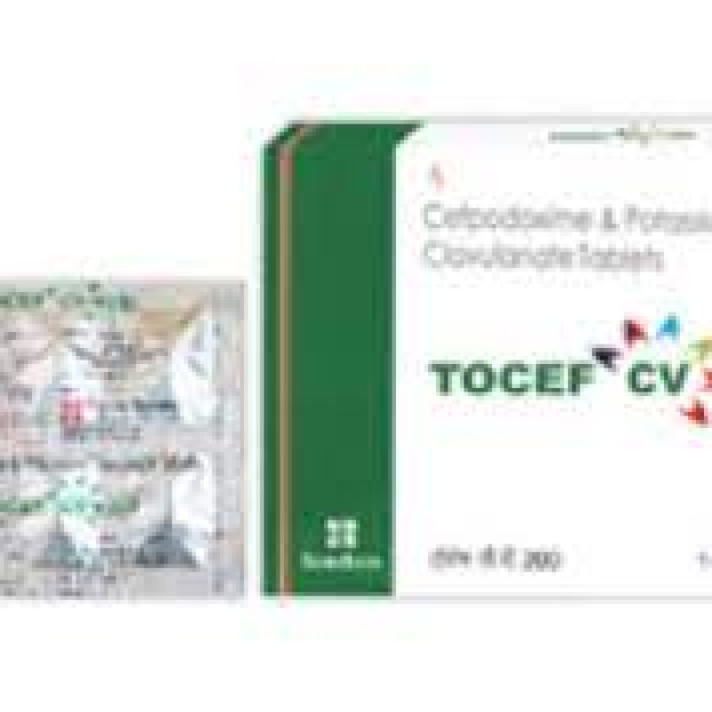 Tocef CV 200 mg/125 mg Tablet